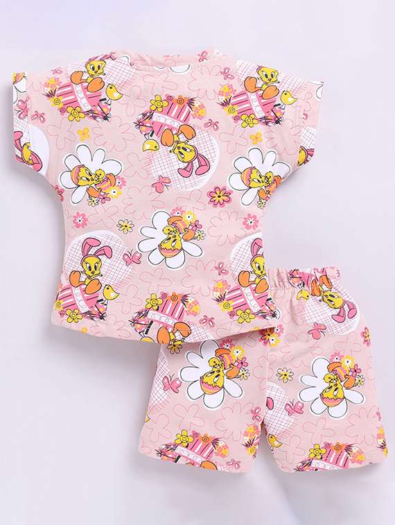 kids printed t-shirt and shorts set - 22368577 -  Standard Image - 1