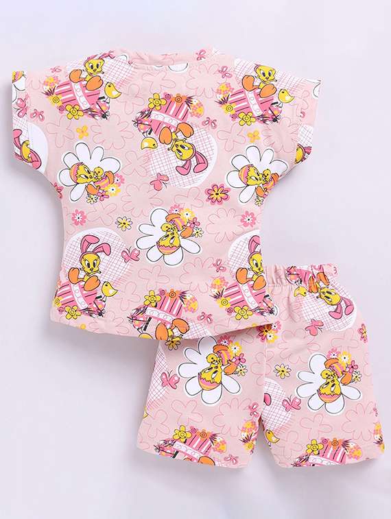 kids printed t-shirt and shorts set - 22368582 -  Standard Image - 1