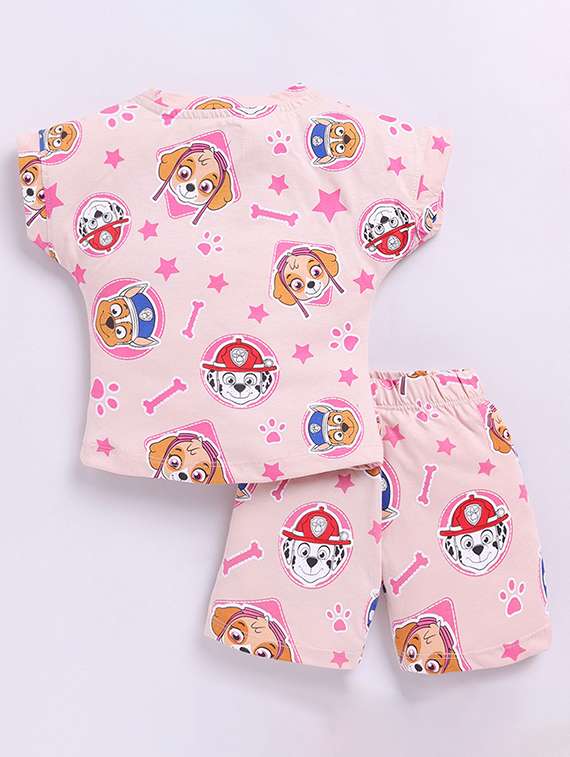 kids printed t-shirt and shorts set - 22368584 -  Standard Image - 1