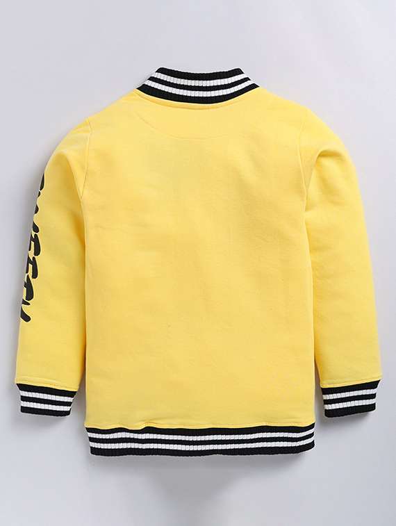 girls printed long sleeve varsity jacket - 22368617 -  Standard Image - 1
