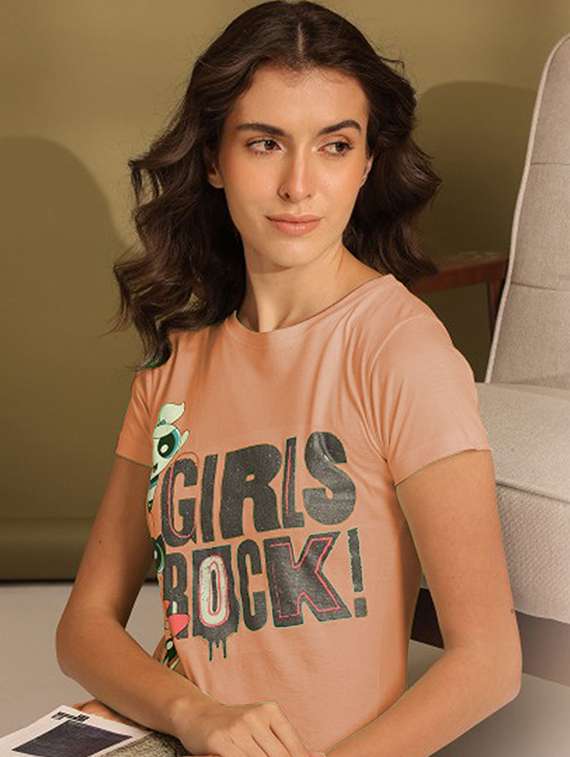 women printed short sleeve t-shirt dress - 22368632 -  Standard Image - 1