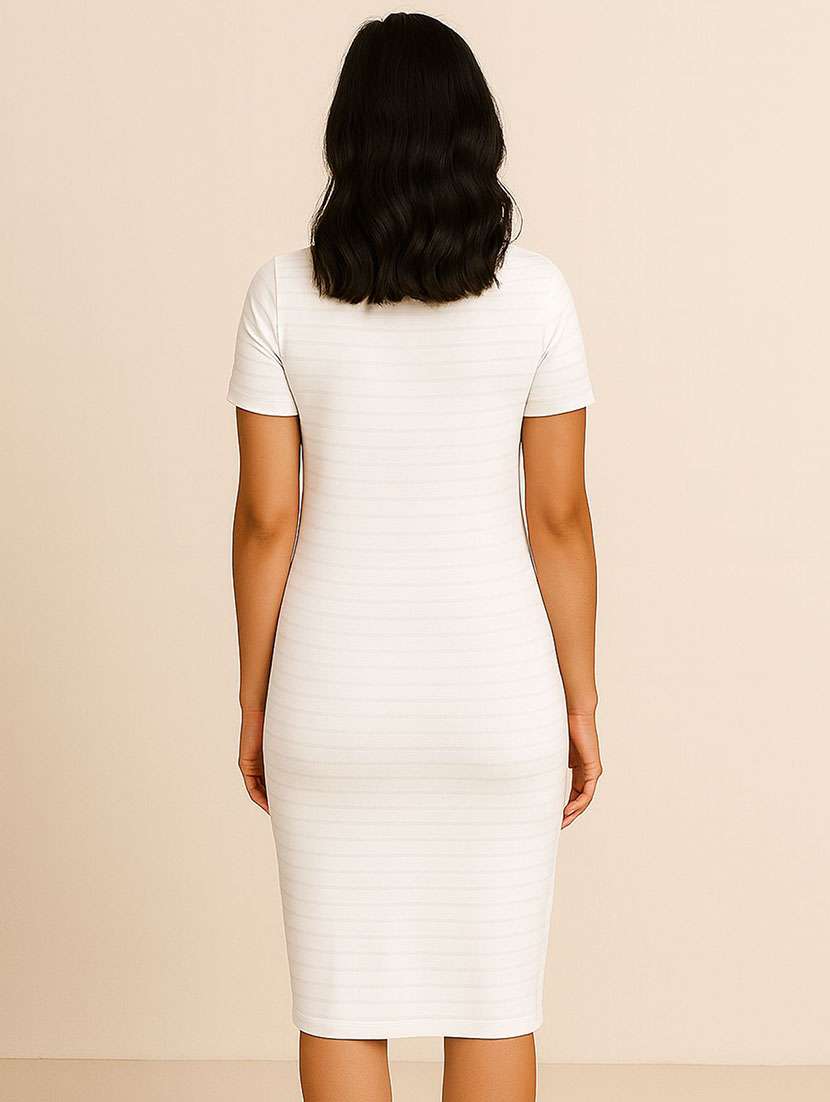 women printed short sleeve t-shirt dress - 22368640 -  Standard Image - 1