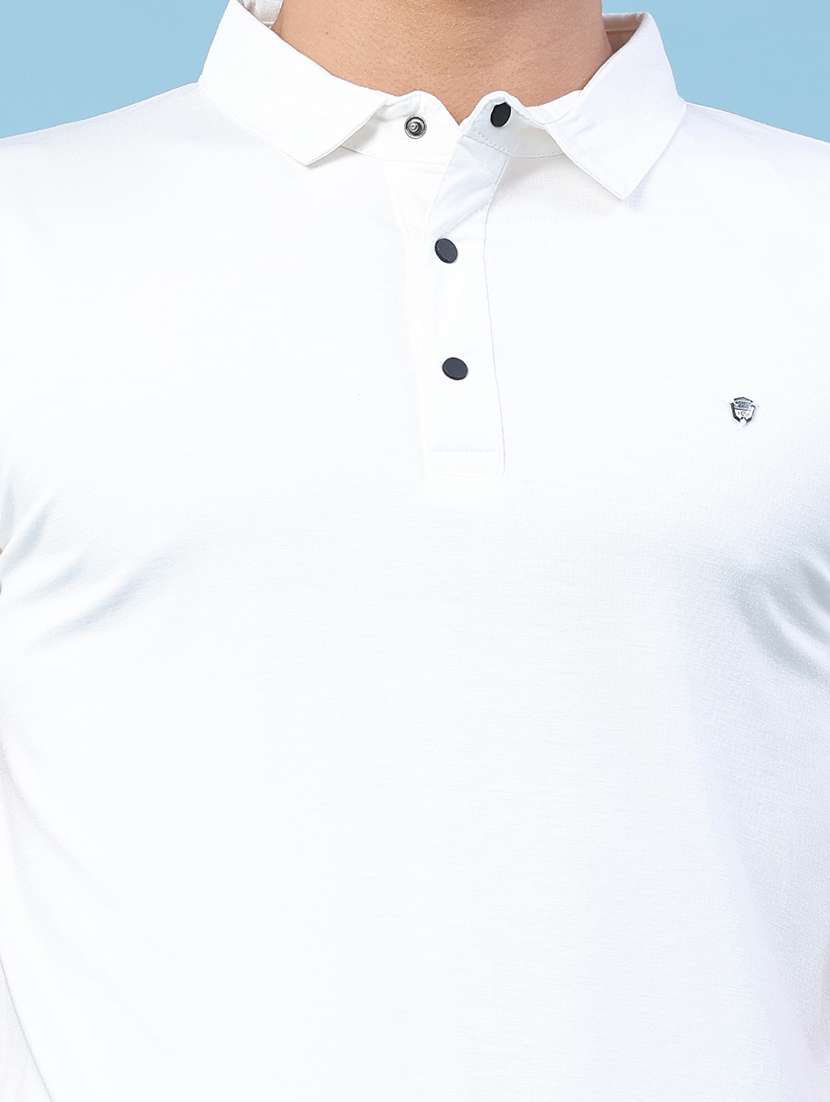 men solid short sleeve slim fit polo t-shirt - 22371088 -  Standard Image - 1
