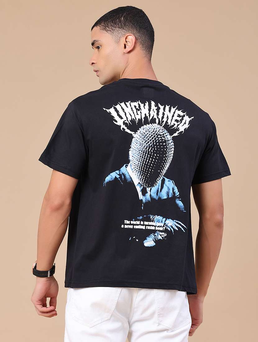 men printed short sleeve regular fit t-shirt - 22371165 -  Standard Image - 4