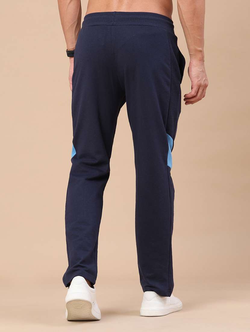 men solid mid rise regular fit track pant - 22371177 -  Standard Image - 4