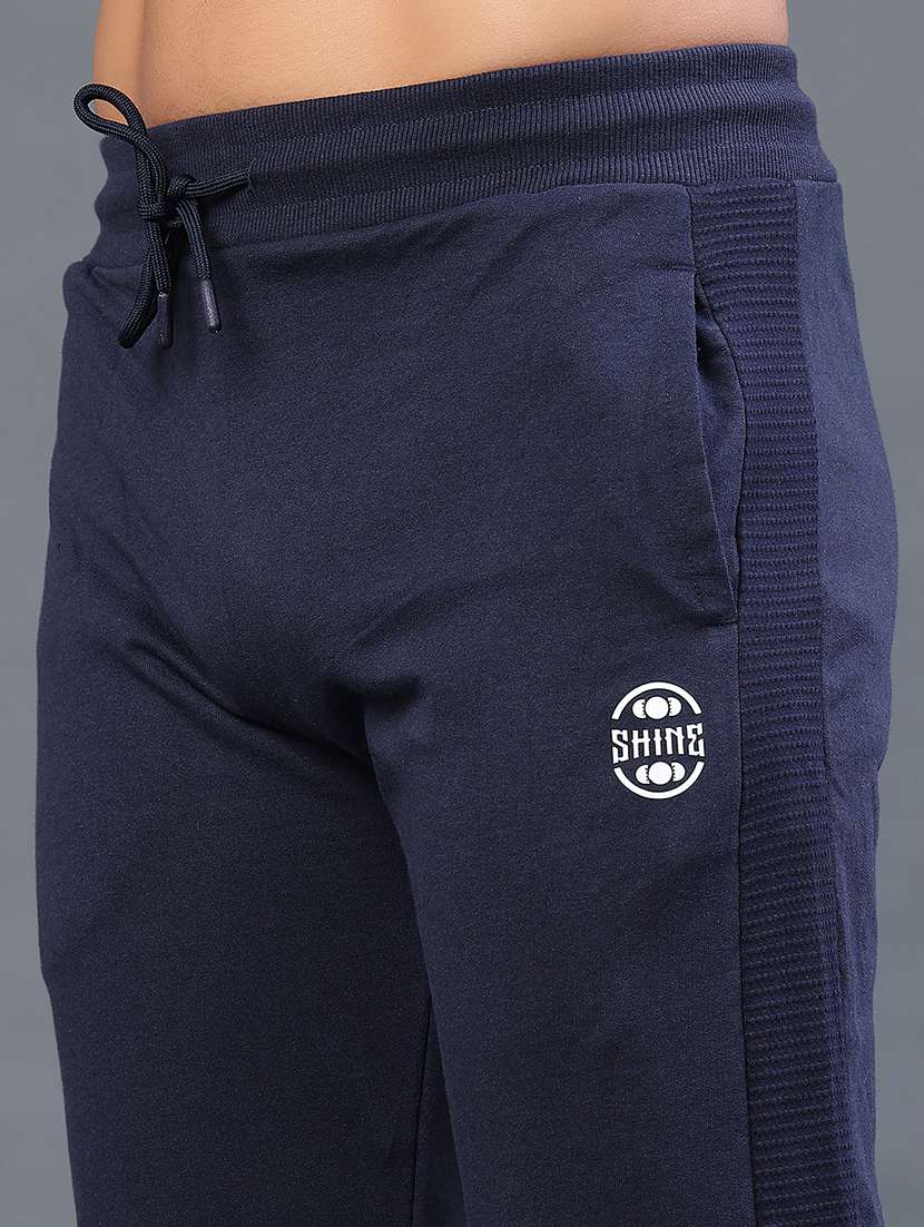 men side taped mid rise slim fit track pant - 22371178 -  Standard Image - 1