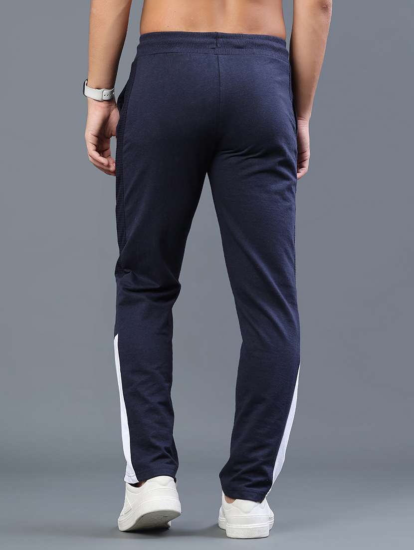 men side taped mid rise slim fit track pant - 22371178 -  Standard Image - 4