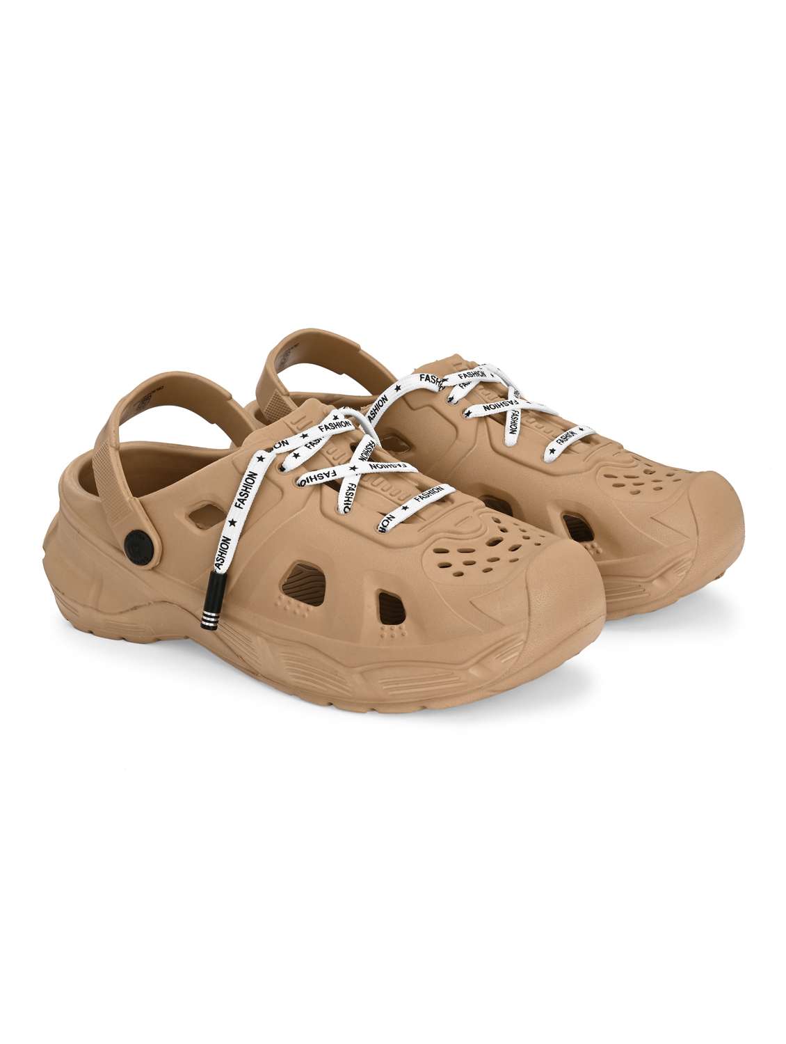 men beige solid clogs - 22371234 -  Standard Image - 1