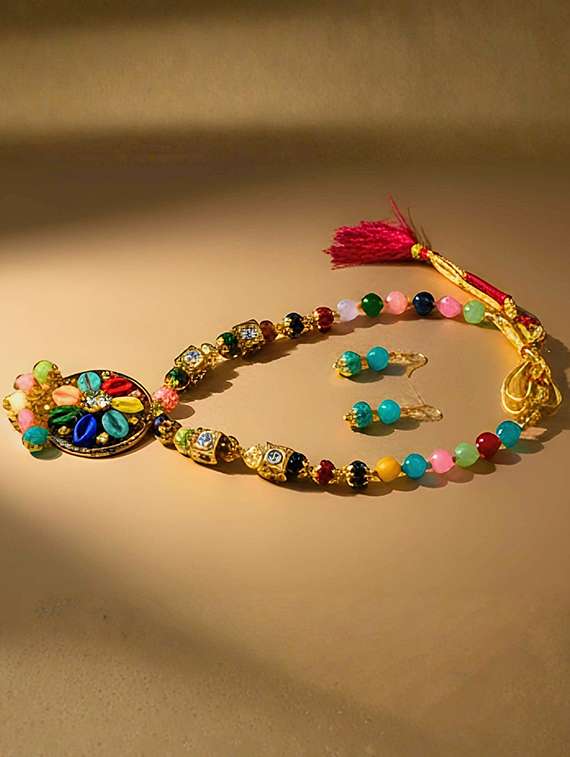 women pendant necklace set with earrings - 22373079 -  Standard Image - 1