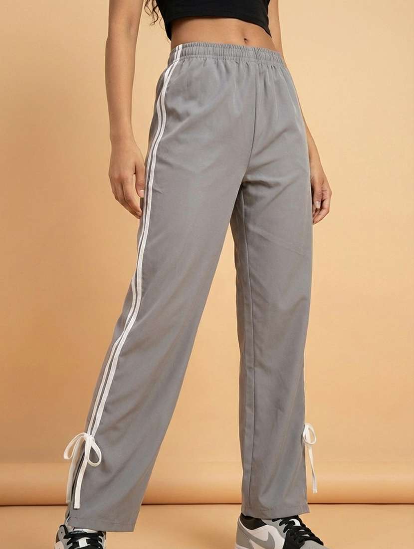 women tapered high rise track pant - 22373324 -  Standard Image - 1