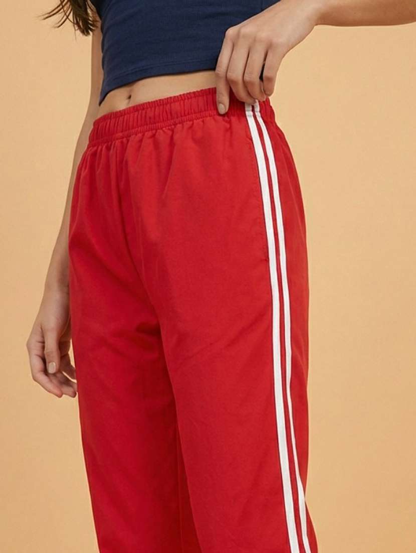 women tapered high rise track pant - 22373325 -  Standard Image - 4