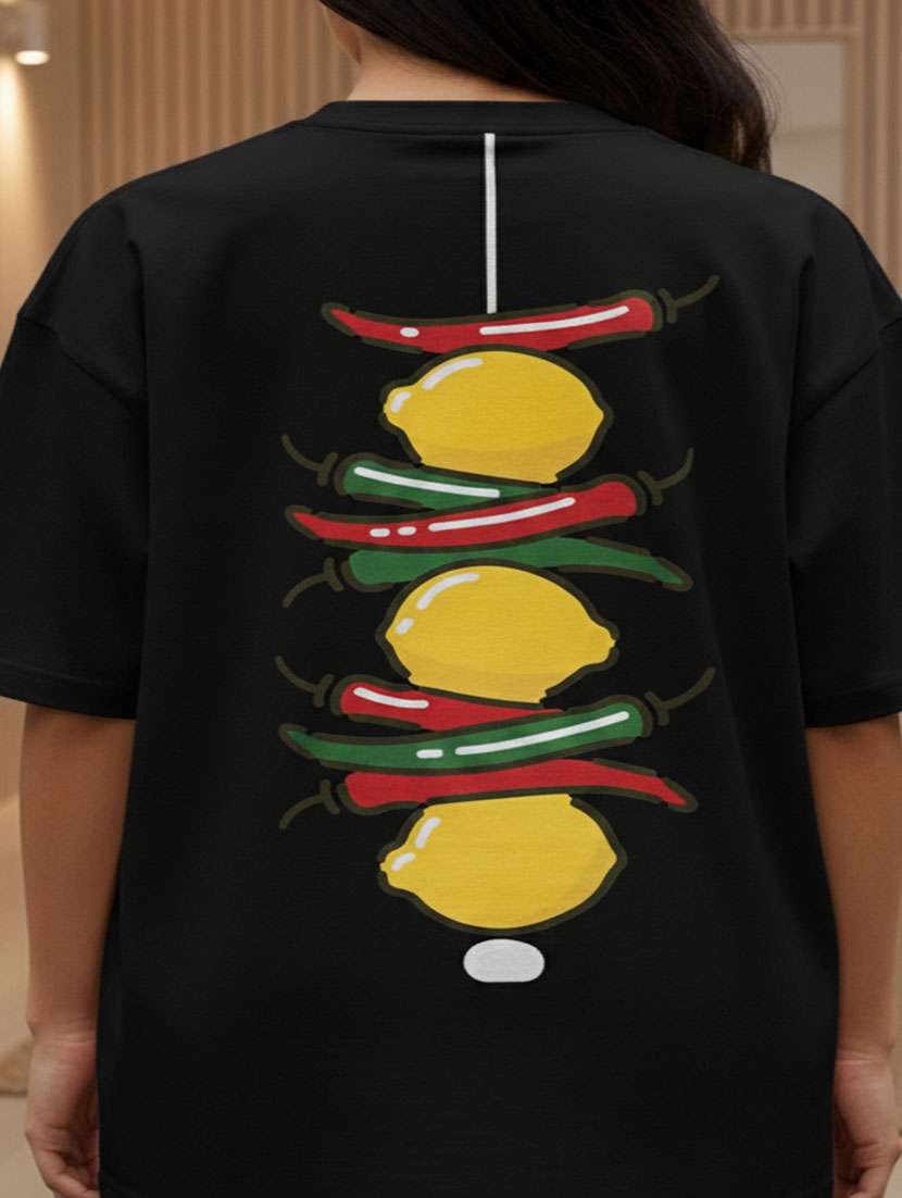 women printed short sleeve oversized t-shirt - 22373475 -  Standard Image - 4