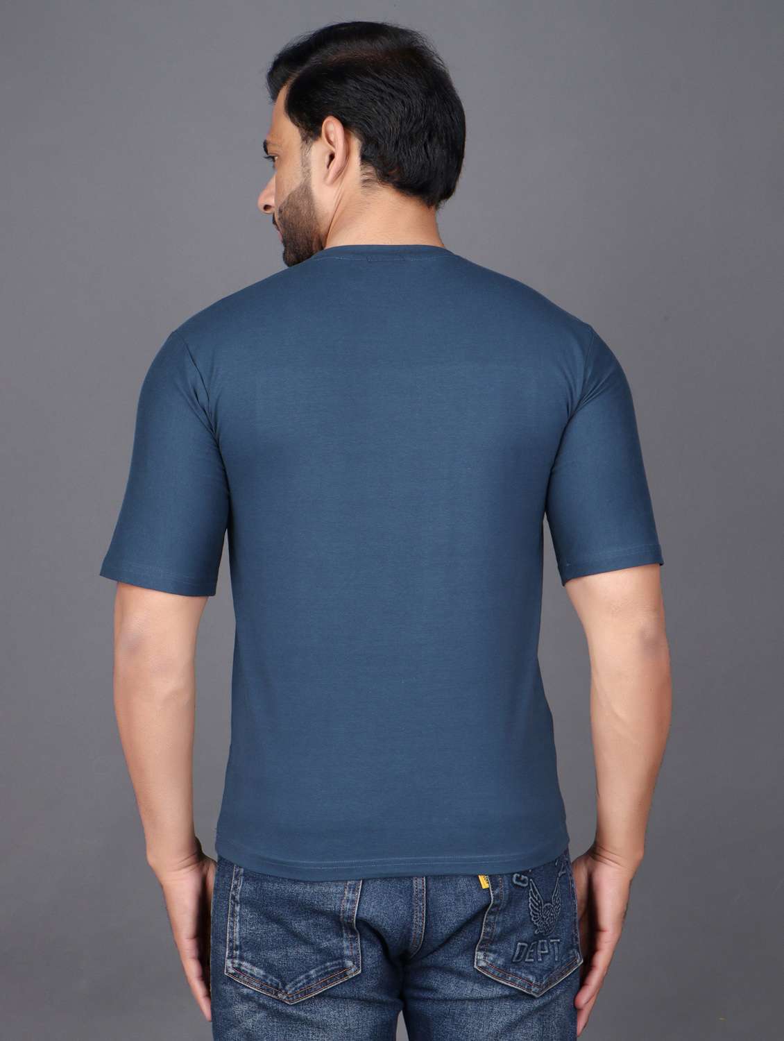 men printed short sleeve regular fit t-shirt - 22373501 -  Standard Image - 1