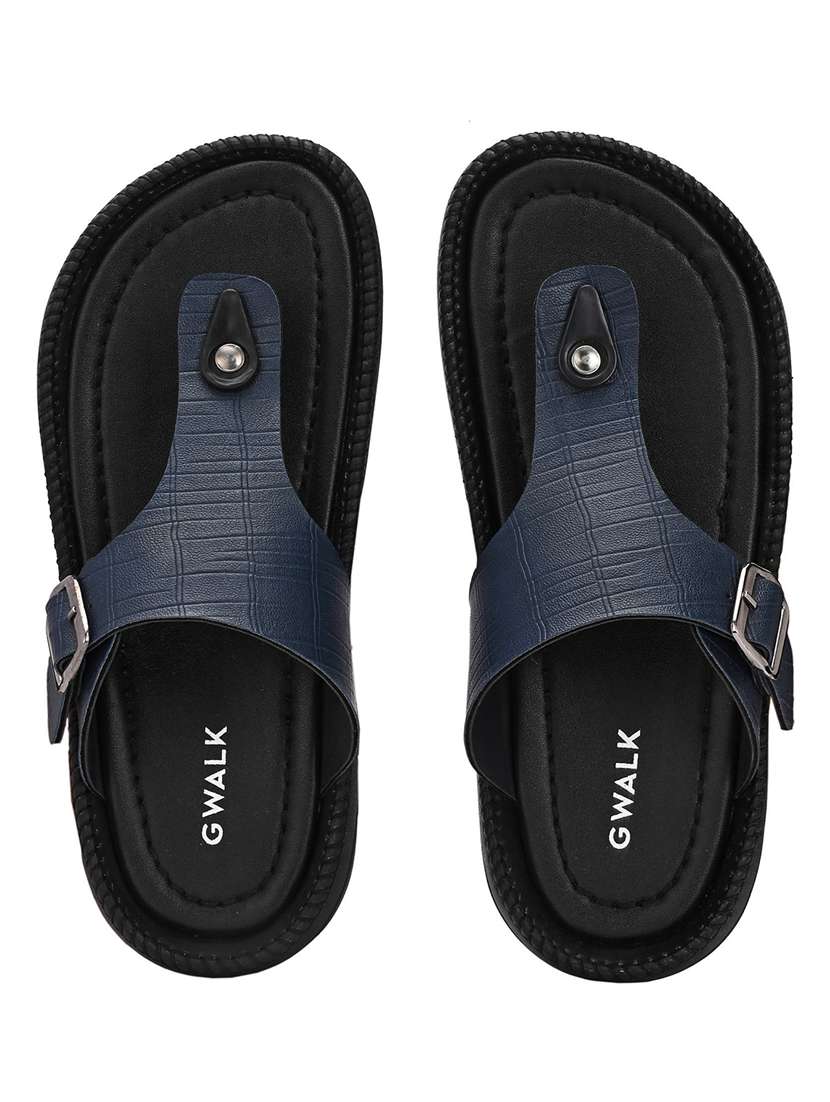 Men Textured Toe Seperator Sandal - 22373515 -  Standard Image - 4