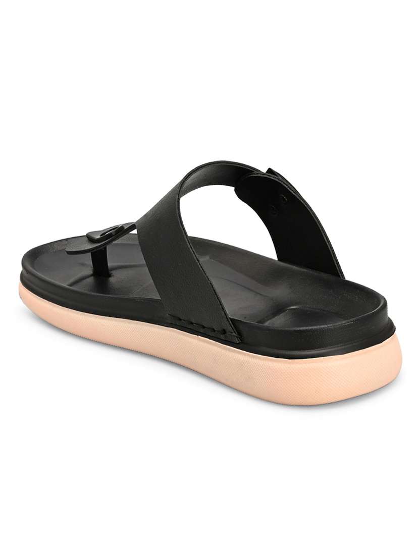 men solid toe seperator sandal - 22373526 -  Standard Image - 1