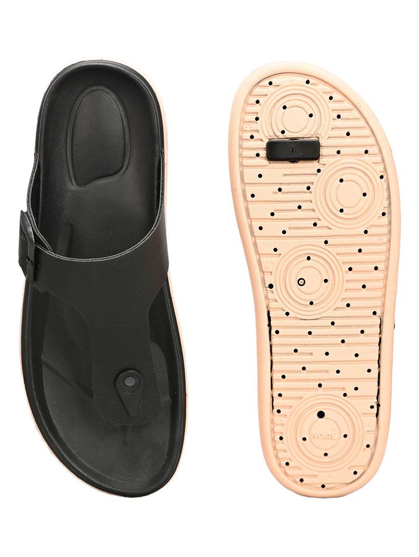men solid toe seperator sandal - 22373526 -  Standard Image - 4