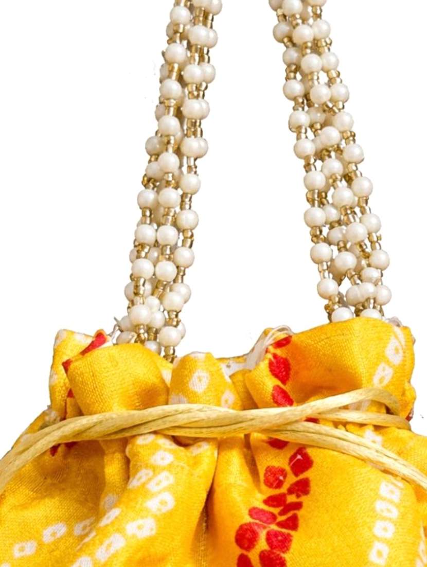women embellsihed potli bag - 22373606 -  Standard Image - 4