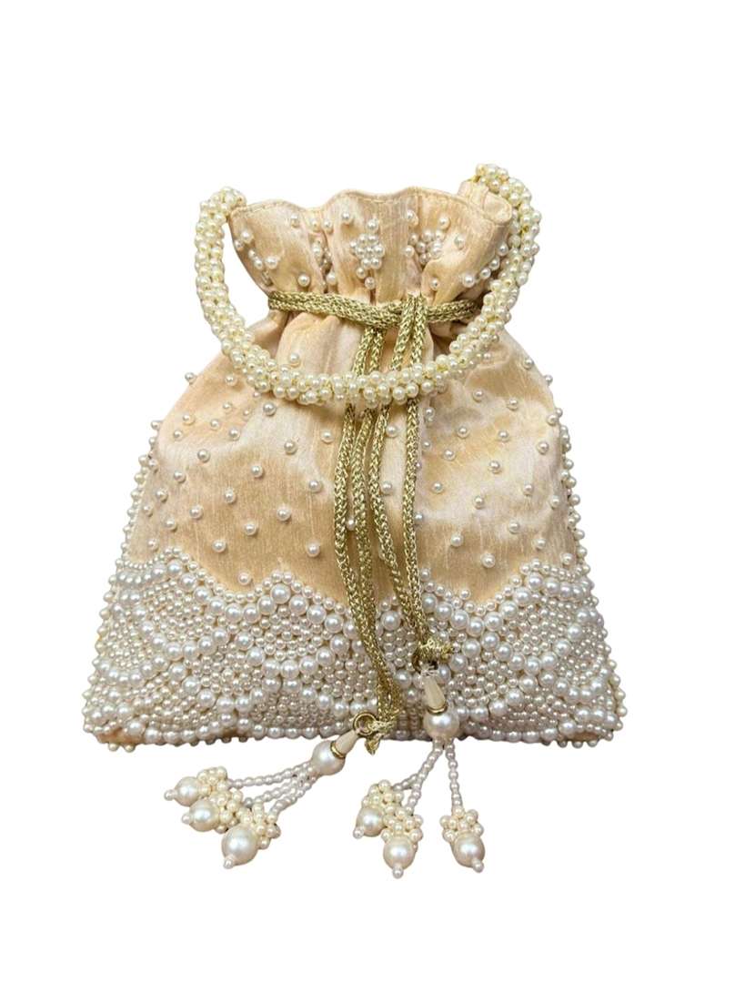 women embellished potli bag - 22373611 -  Standard Image - 1