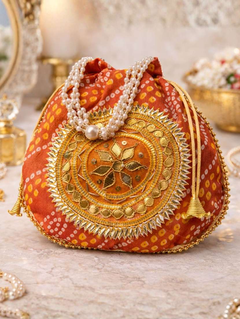 women embroidered potli bag