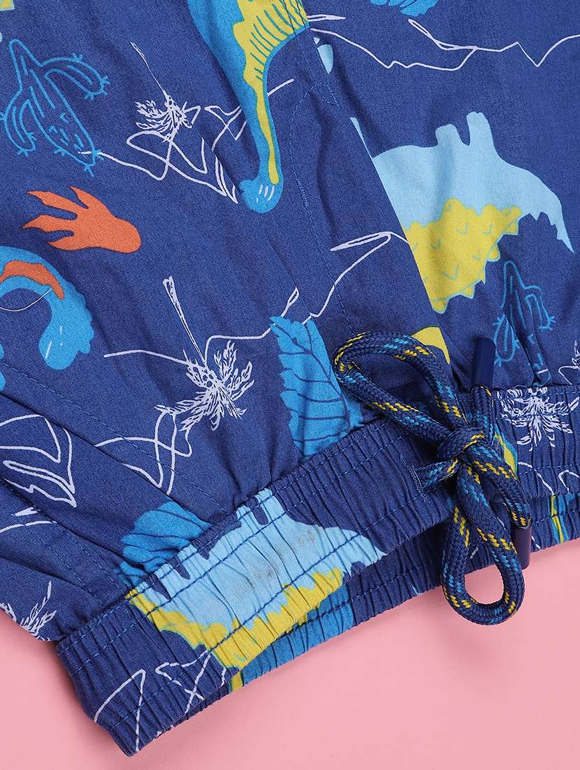 boys printed mid rise regular shorts - 22374067 -  Standard Image - 4