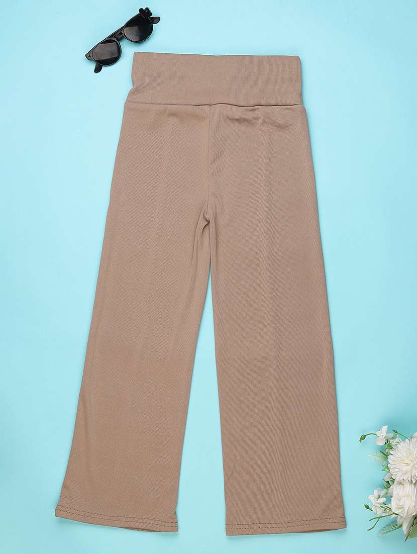 beige cotton palazzo trouser - 22374080 -  Standard Image - 1