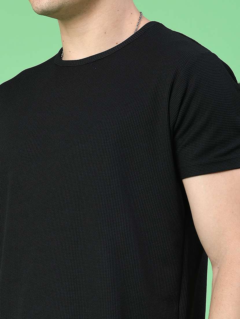 black cotton plain coord set - 22374096 -  Standard Image - 1