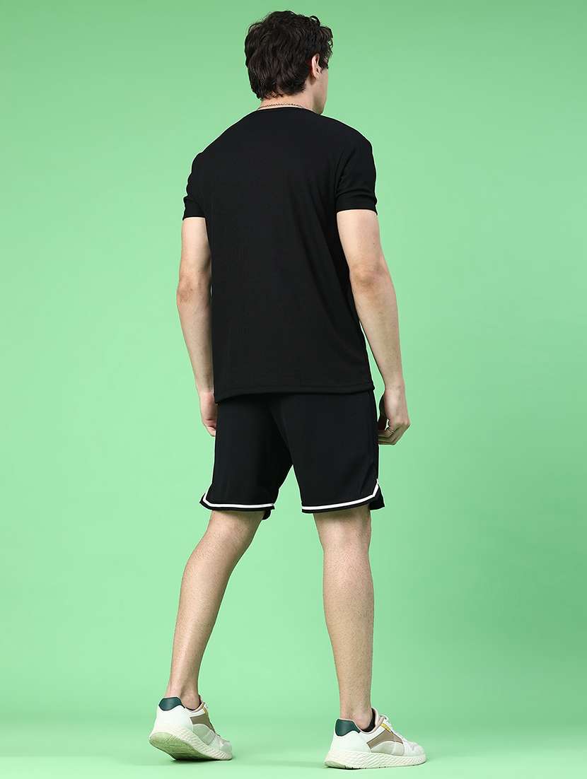 black cotton plain coord set - 22374096 -  Standard Image - 4
