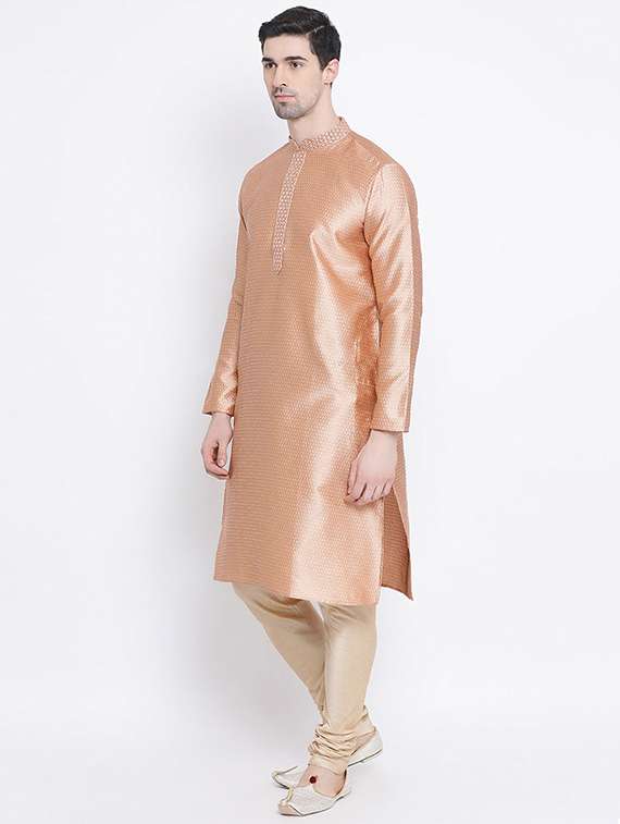 men self design kurta and churidar set - 22374837 -  Standard Image - 1