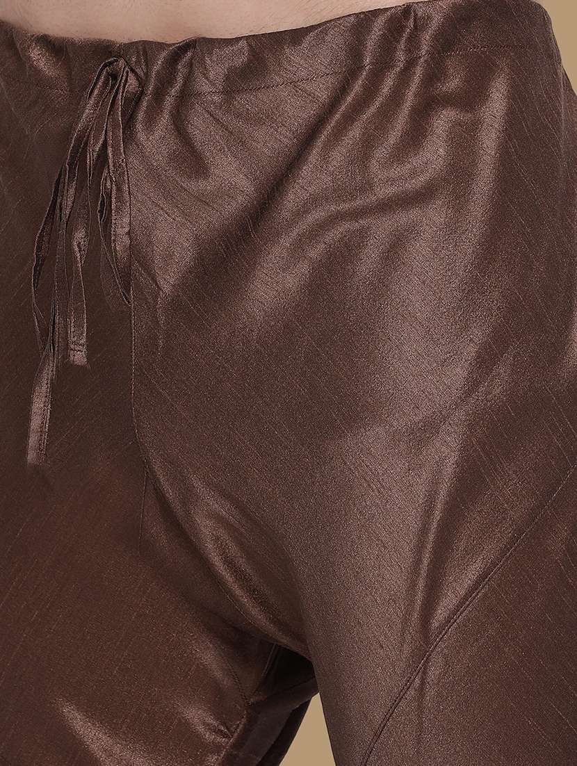 men self design kurta and churidar set - 22375421 -  Standard Image - 4