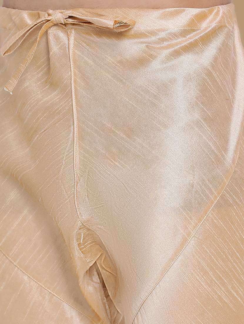 men long sleeves kurta and churidar set - 22375429 -  Standard Image - 4