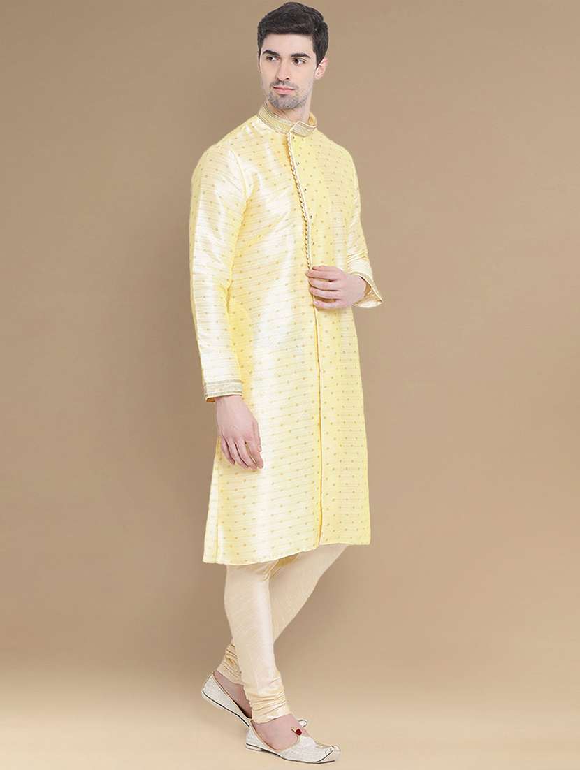 men self design kurta and churidar set - 22375433 -  Standard Image - 1