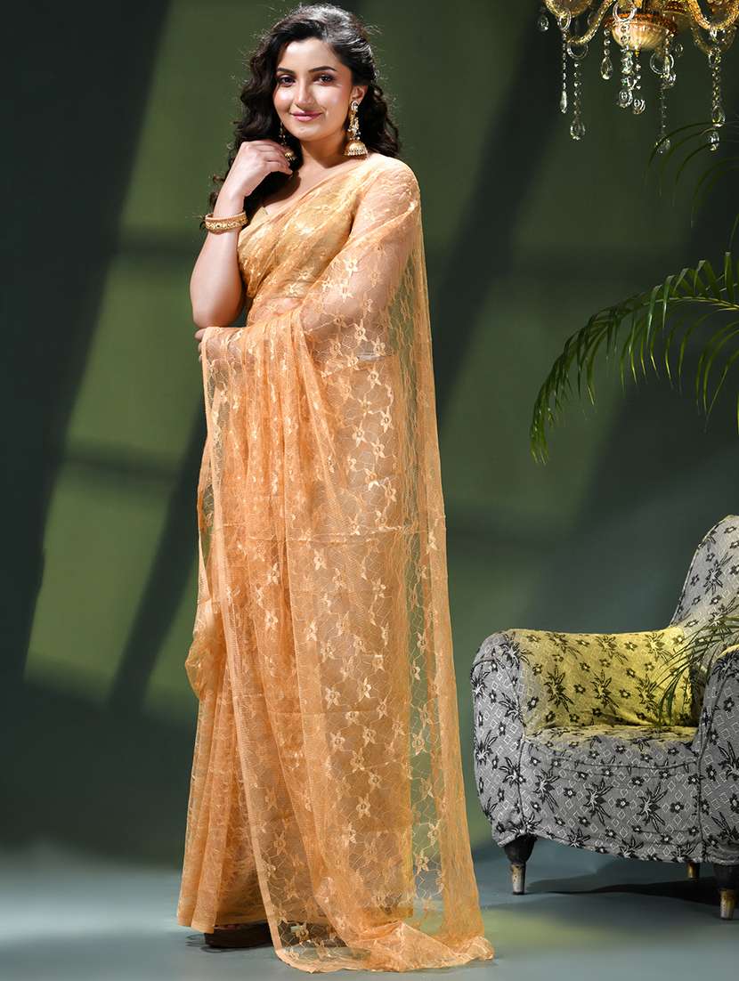 women self design plain saree - 22376147 -  Standard Image - 1