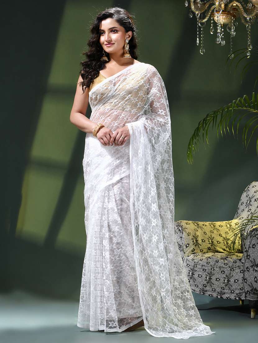 women self design plain saree - 22376153 -  Standard Image - 1