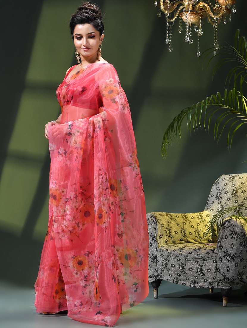 women printed casual wear saree - 22376167 -  Standard Image - 1