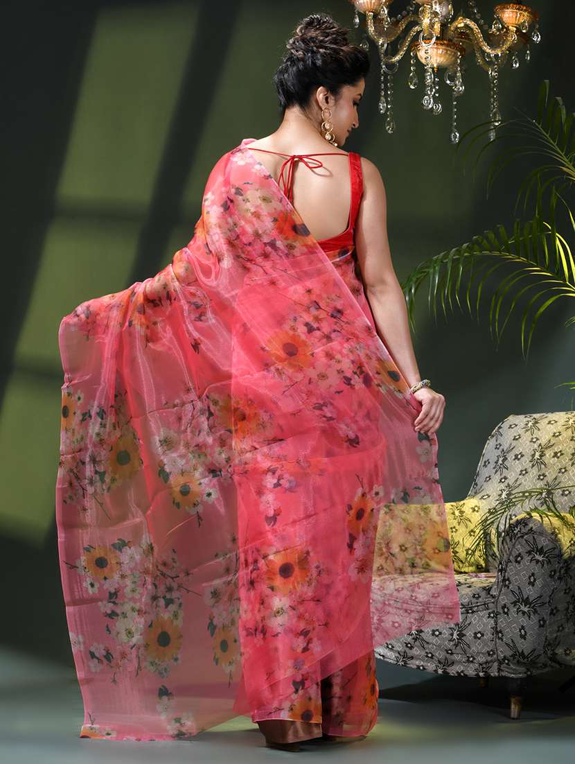 women printed casual wear saree - 22376167 -  Standard Image - 4