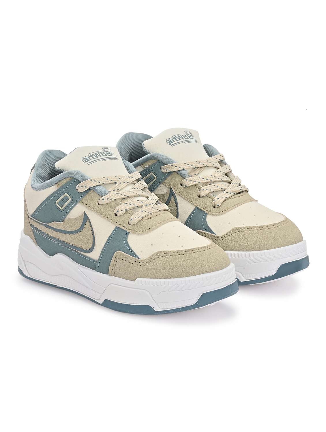 boys beige rexine sneakers - 22376659 -  Standard Image - 1