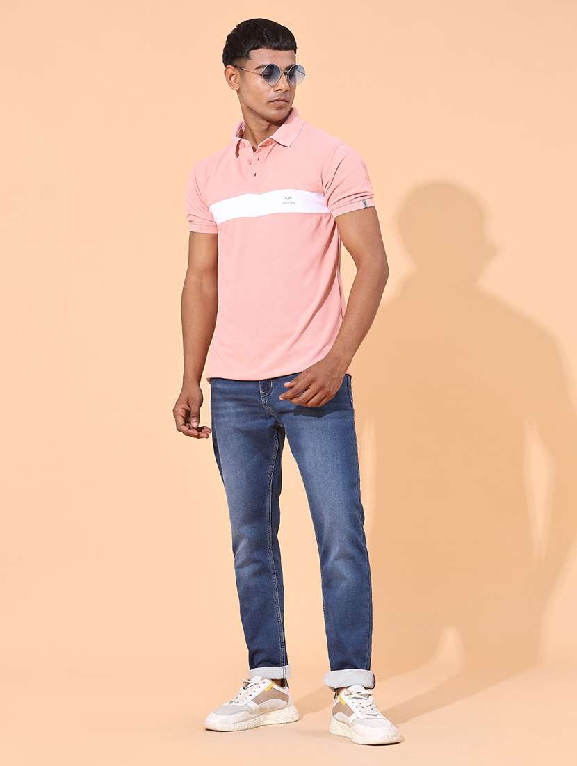 men washed mid rise full length slim fit jeans - 22376847 -  Standard Image - 4