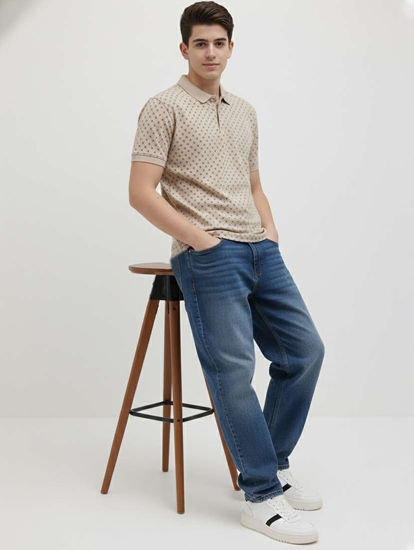 men short sleeve regular fit polo t-shirt - 22377146 -  Standard Image - 4