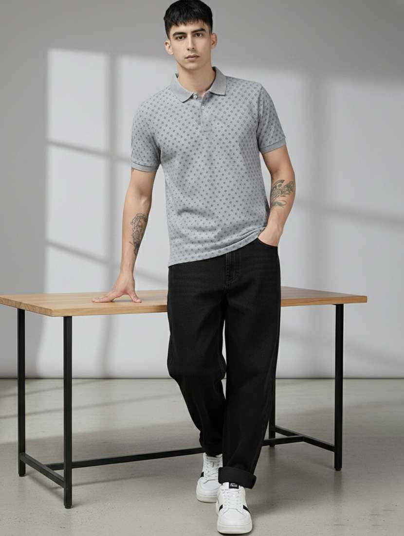 men short sleeve regular fit polo t-shirt - 22377148 -  Standard Image - 4
