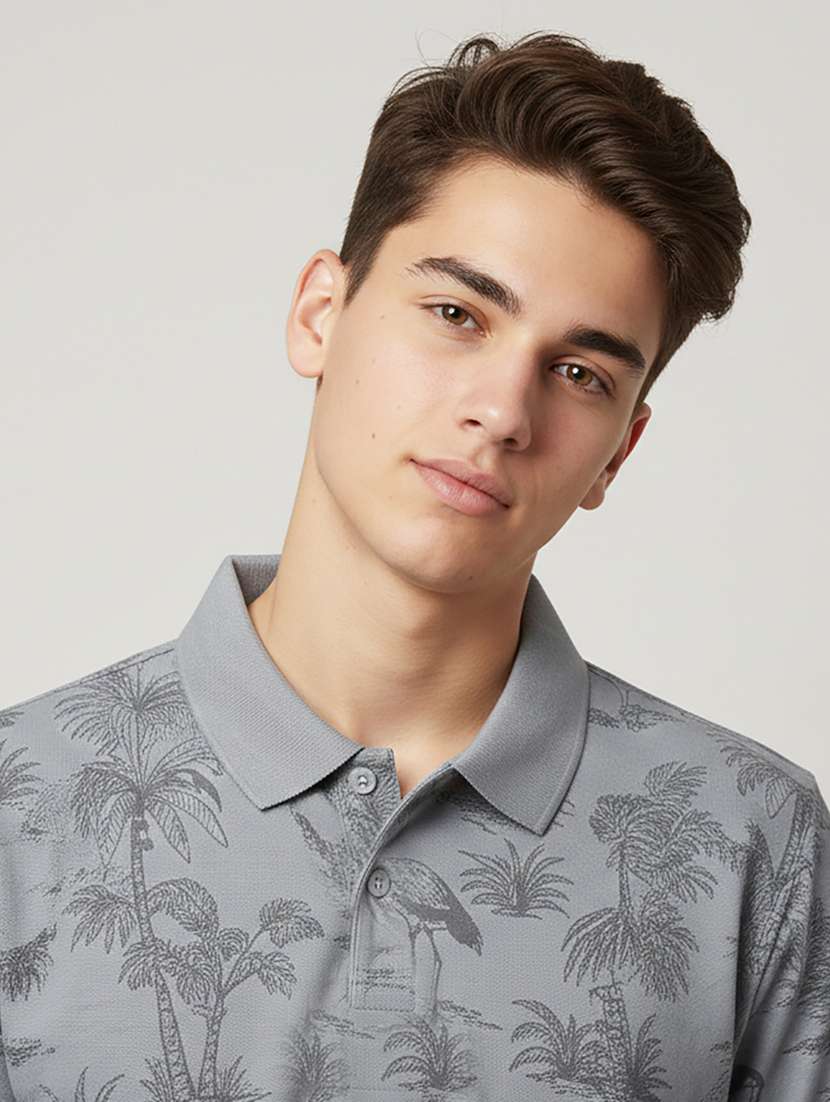 men short sleeve regular fit polo t-shirt - 22377268 -  Standard Image - 1