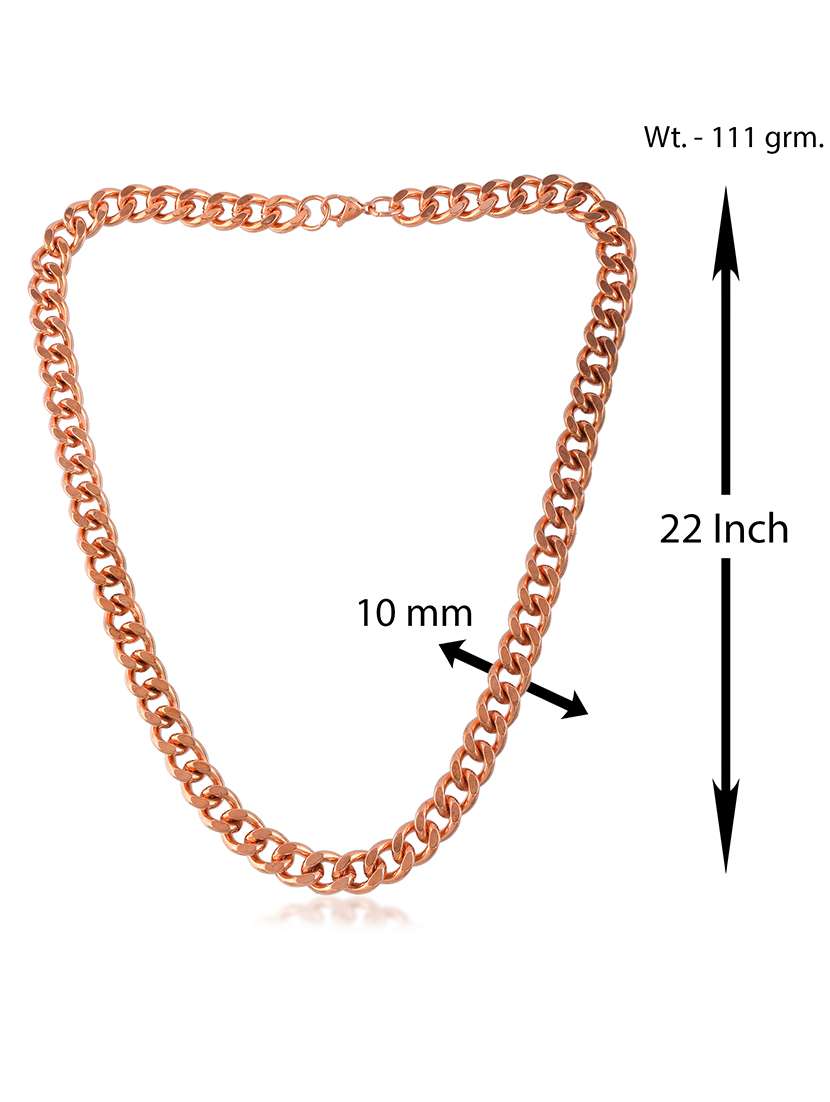 men brown brass fashion chain - 22377312 -  Standard Image - 4