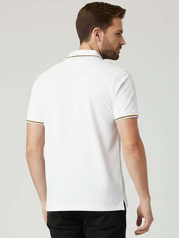 men solid short sleeve polo t-shirt - 22377436 -  Standard Image - 1