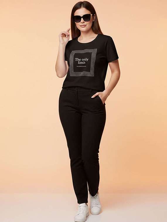 women printed short sleeve t-shirt - 22377459 -  Standard Image - 4
