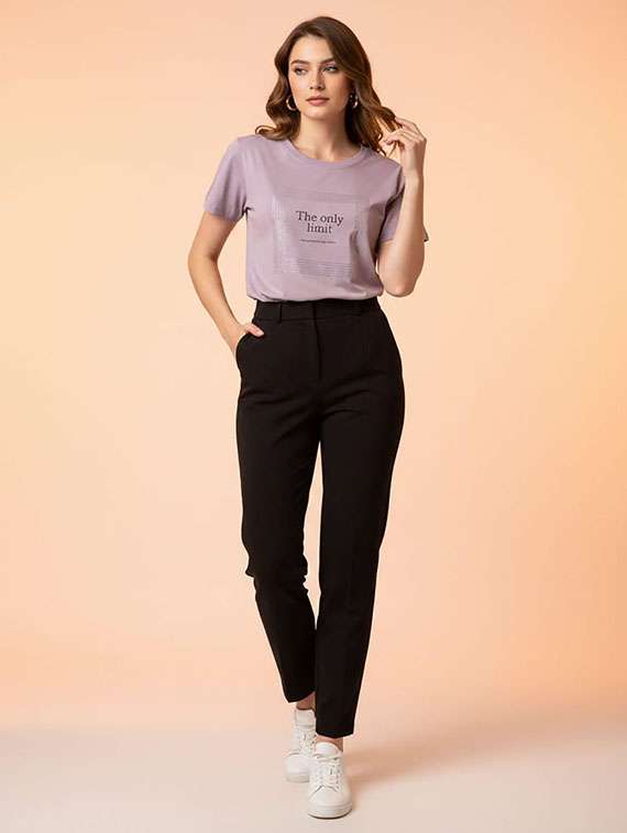 women printed short sleeve t-shirt - 22377465 -  Standard Image - 4