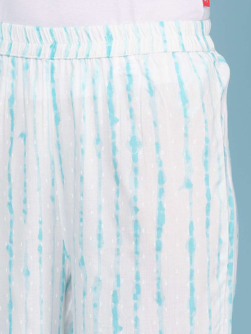 women printed mid rise straight fit trouser - 22377652 -  Standard Image - 1
