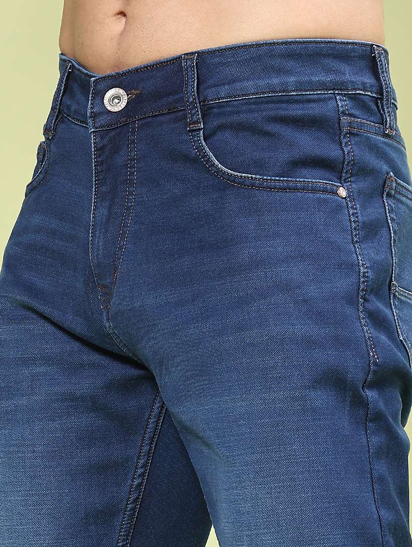 men washed mid rise slim fit jeans - 22377742 -  Standard Image - 1