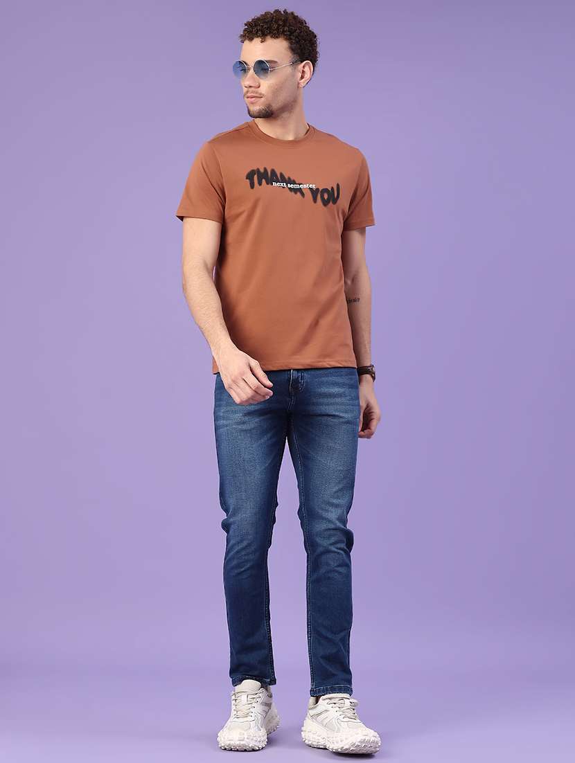 men washed mid rise slim fit jeans - 22377744 -  Standard Image - 4