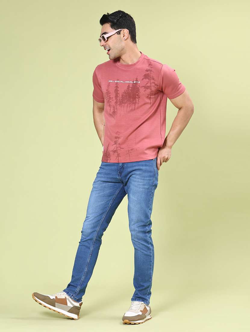 men washed mid rise slim fit jeans - 22377745 -  Standard Image - 4