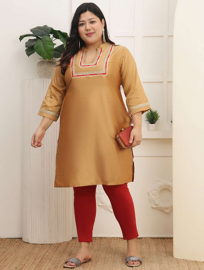 women pack of 2 plus size solid mid rise legging - 22377930 -  Standard Image - 6