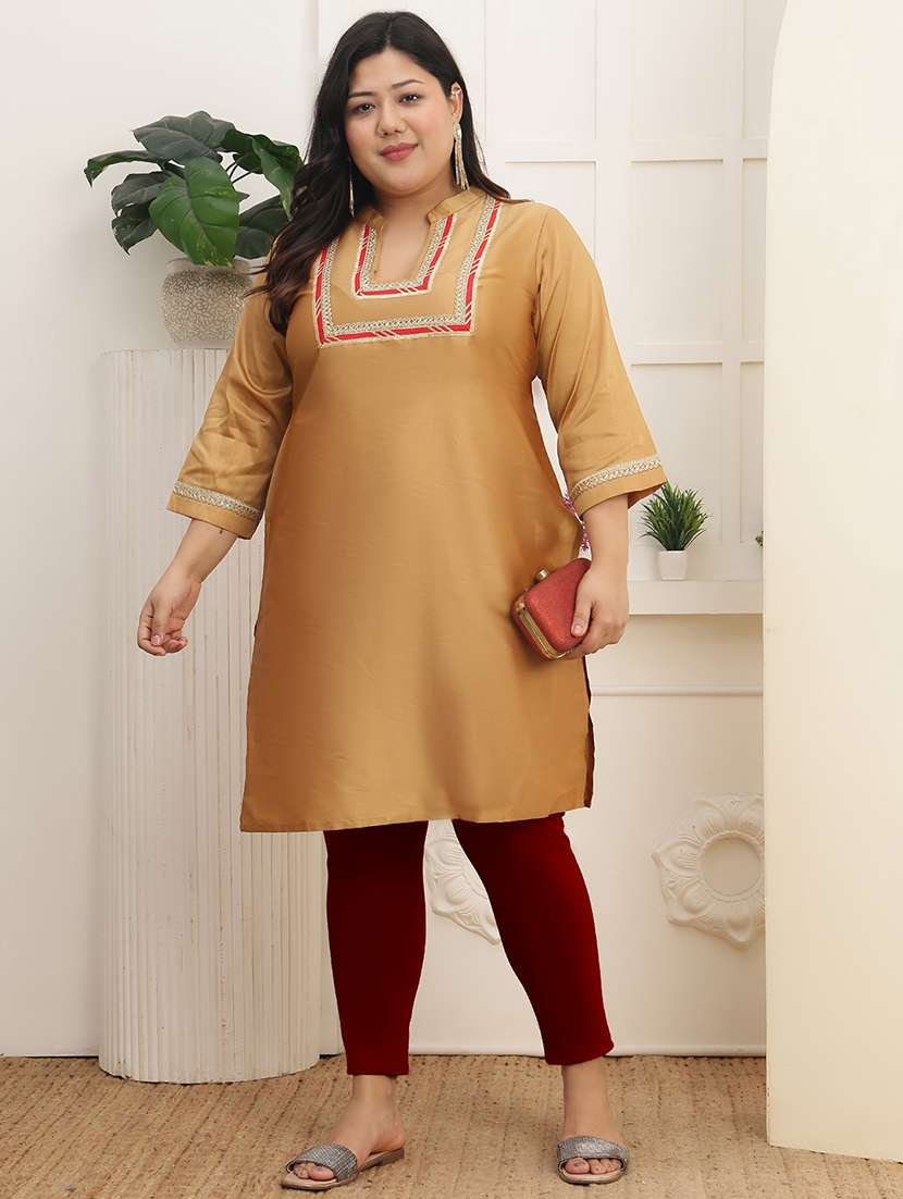 women pack of 2 plus size solid mid rise legging - 22377946 -  Standard Image - 6